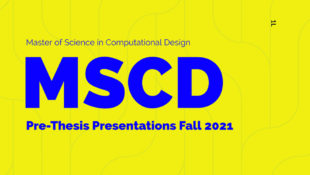 Pre-Thesis Presentations Fall ’21